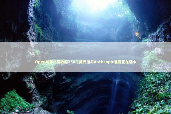 OpenAI年化营收超250亿美元但与Anthropic差距正在缩小 新闻