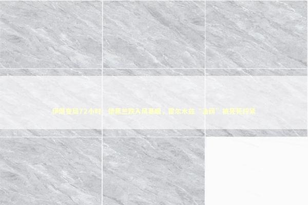 伊朗变局72小时：德黑兰跌入风暴眼，霍尔木兹“油阀”被死死拧紧 新闻